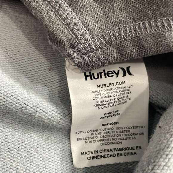 Hurley Women’s Nike Dry Fit Top Crew Neck Long Sleeve Breathable Mesh Size Small - Picture 3 of 8